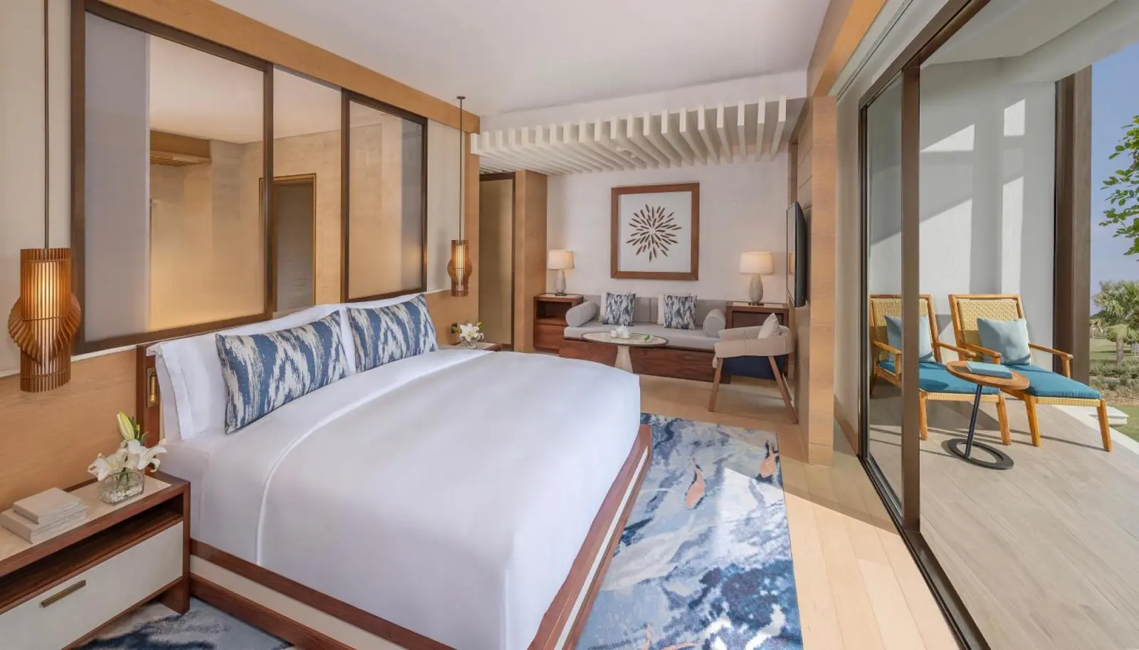 Chambre d'hôte charmante à Anantara Mina Ras Al Khaimah Resort.