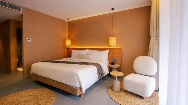 Cozy guest room at Bagaincha Resort & Spa in Pokhara