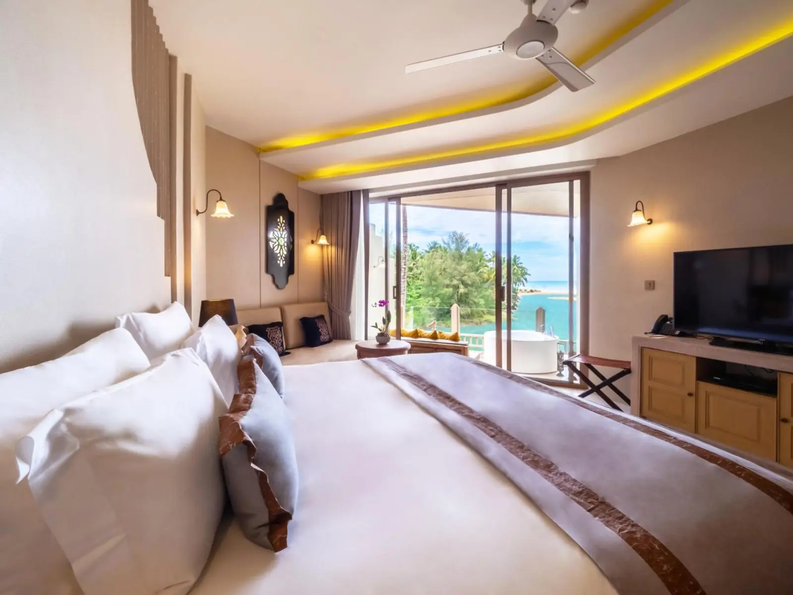Devasom Khao Lak Beach Resort & Villas Meerblickzimmer