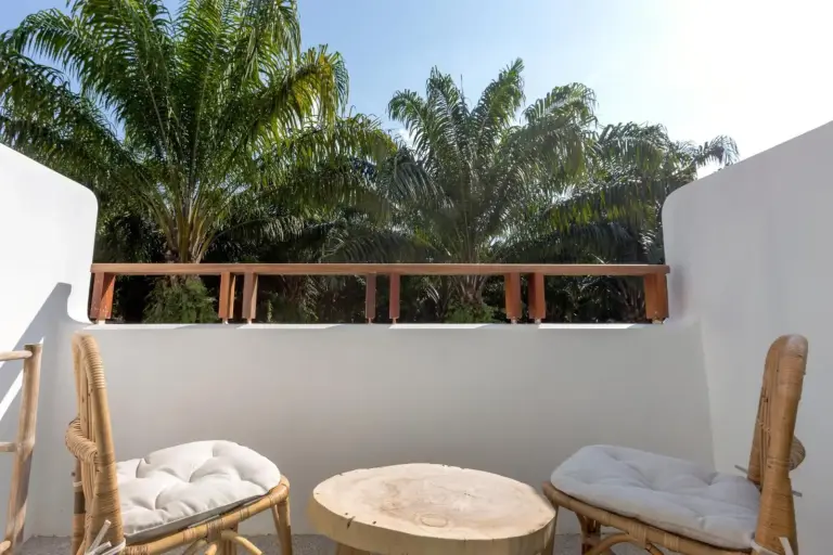 Balcony seating at Eden Beach Khao Lak Resort & Spa