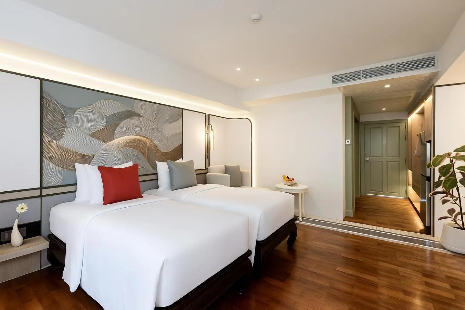 Zweibettzimmer im La Solaya Khao Lak im eleganten Stil