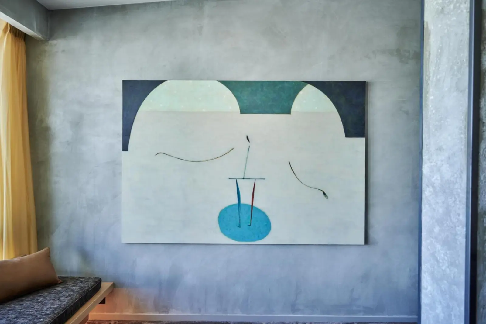 Obra de arte en la habitación en The Tower Hotel Nagoya